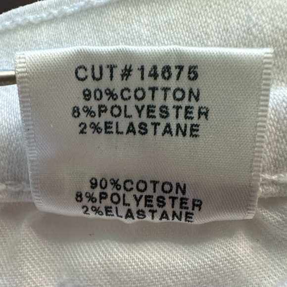 J BRAND MARIA HIGH-RISE WHITE SKINNY JEANS COMFORT STRETCH, ZIPPER FLY. SIZE 29. - Picture 5 of 10